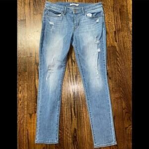 LEVI 711 WOMENS “SKINNY DESTROYED” JEAN SIZE 30 MINT